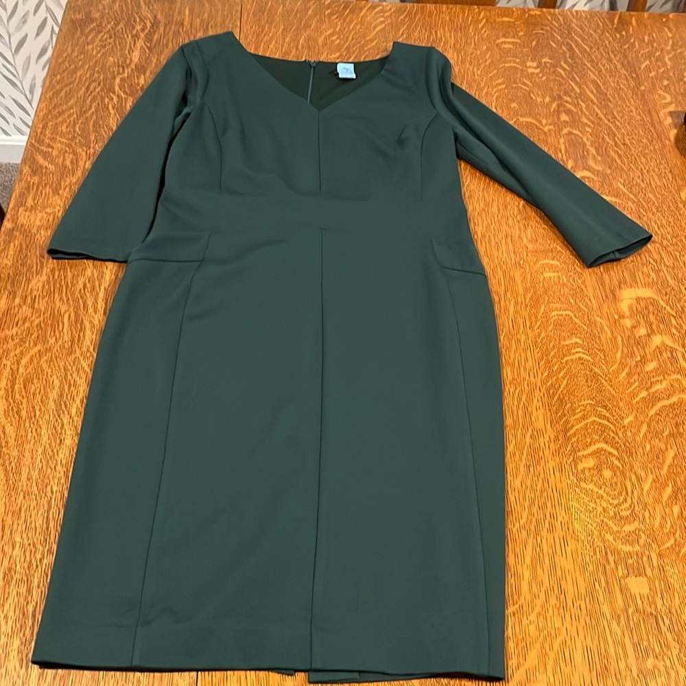 Ann Taylor Like New Fall green dress